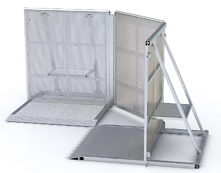 LITEC Crash barrière angle variable