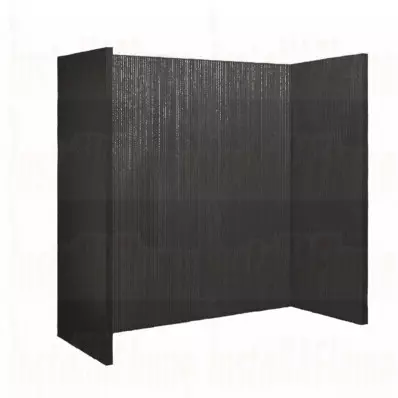 Panneau polycarbonnate noir brillant h 2,5